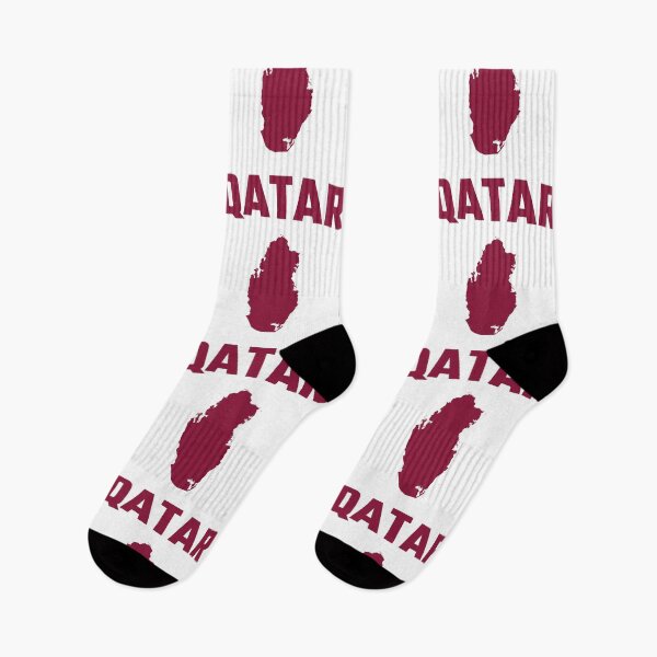 Item preview, Qatar Pride, Minimalist Map Silhouette Design designed and sold by mashmosh.