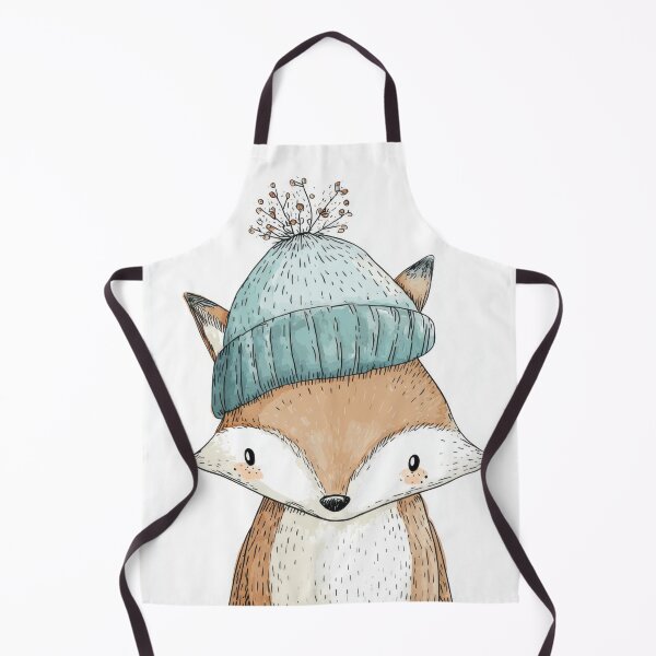 Item preview, Floral hat on a fox designed and sold by anytka.