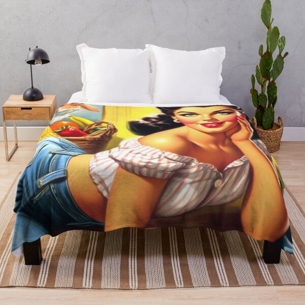 Artikelvorschau, Retro Jeans Pin-up entworfen und verkauft von PulpVintage.