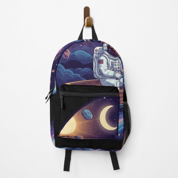 Item preview, Surreal Astronaut Fishing in Space Galaxy Universe designed and sold by Halimoushop.