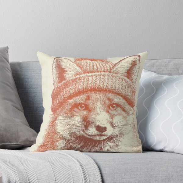 Item preview, Fox wearing a hat in simple style designed and sold by anytka.