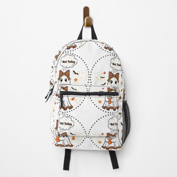 Item preview, Not Today Ghost with Leopard Bow and Coffee designed and sold by racheli147.