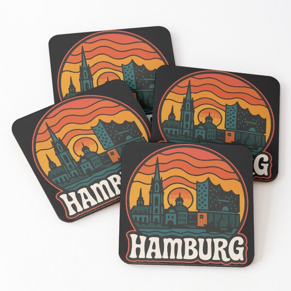 Item preview, Hamburg Germany Trippy Travel designed and sold by TomFrontierArt.