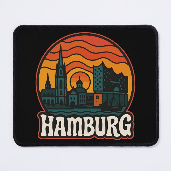 Item preview, Hamburg Germany Trippy Travel designed and sold by TomFrontierArt.