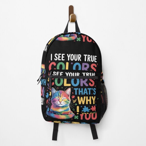 Item preview, Cute autism Cat I See Your True Colors That_s Why I Love You designed and sold by lilensgavadur.