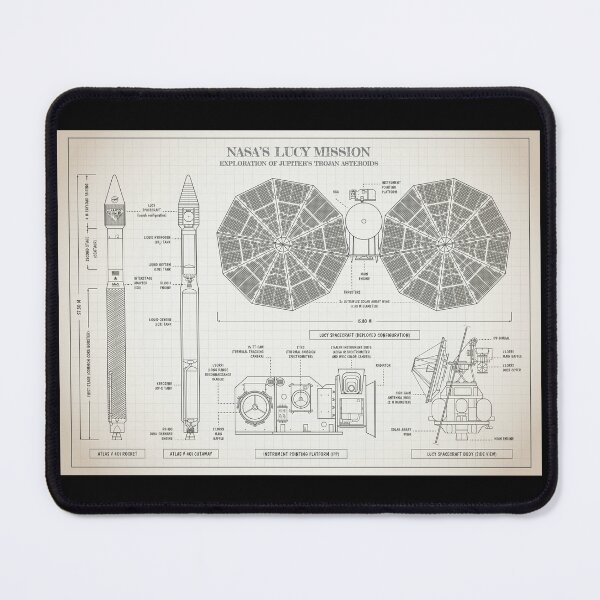 Item preview, LUCY Mission. NASA Space Probe (Light Ivory) designed and sold by BGALAXY.