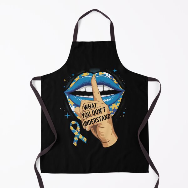 Item preview, Don_t Judge What You Don_t Understand Autism Awareness Lips designed and sold by lilensgavadur.