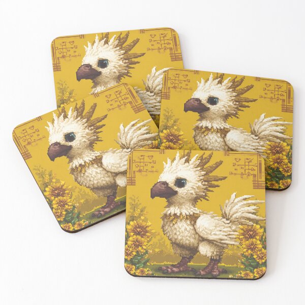 Item preview,  Chocobo Pixel Art – Final Fantasy Retro Tribute designed and sold by Pixel8Prints.