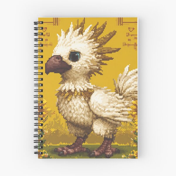 Item preview,  Chocobo Pixel Art – Final Fantasy Retro Tribute designed and sold by Pixel8Prints.