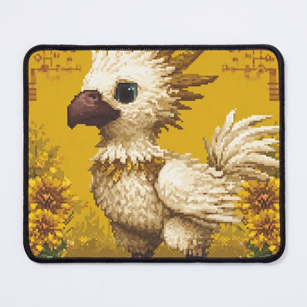 Item preview, Chocobo Pixel Art – Final Fantasy Retro Tribute designed and sold by Pixel8Prints.