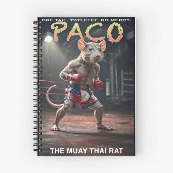 Item preview, Paco: The Muay Thai Rat designed and sold by PschoSpasm.
