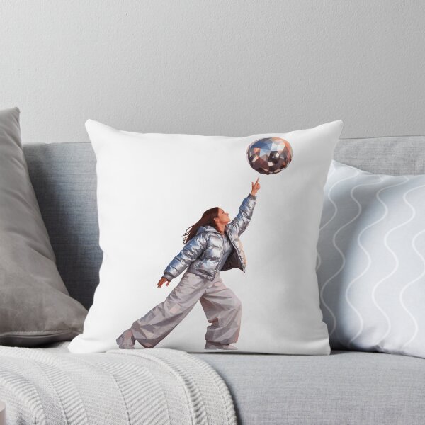 Item preview, Dream Big – Low-Poly Art of Girl Reaching for a Disco Ball designed and sold by Mikoff04-arts.