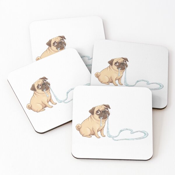 Item preview, Spittle Pug Loves You Heart Slobber designed and sold by Christopher Faxon.