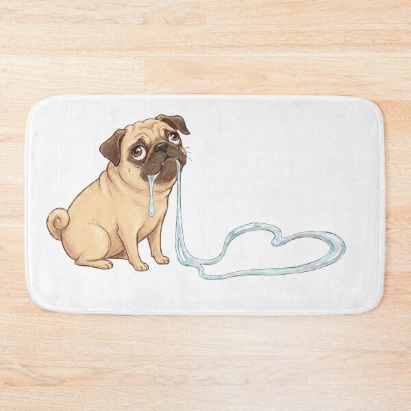 Item preview, Spittle Pug Loves You Heart Slobber designed and sold by Christopher Faxon.