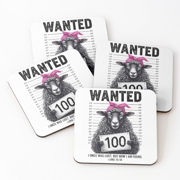 Item preview, Humorous Black Sheep Mugshot | Playful Biblical Lost Sheep Illustration | Luke 15:10 Christian Humor designed and sold by Colorful-Garden.
