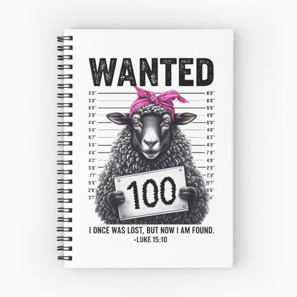 Item preview, Humorous Black Sheep Mugshot | Playful Biblical Lost Sheep Illustration | Luke 15:10 Christian Humor designed and sold by Colorful-Garden.