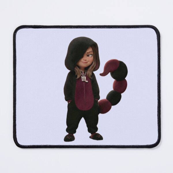 Item preview, Sassy Scorpio Zodiac Girl in Black Scorpion Onesie designed and sold by PixMoody.