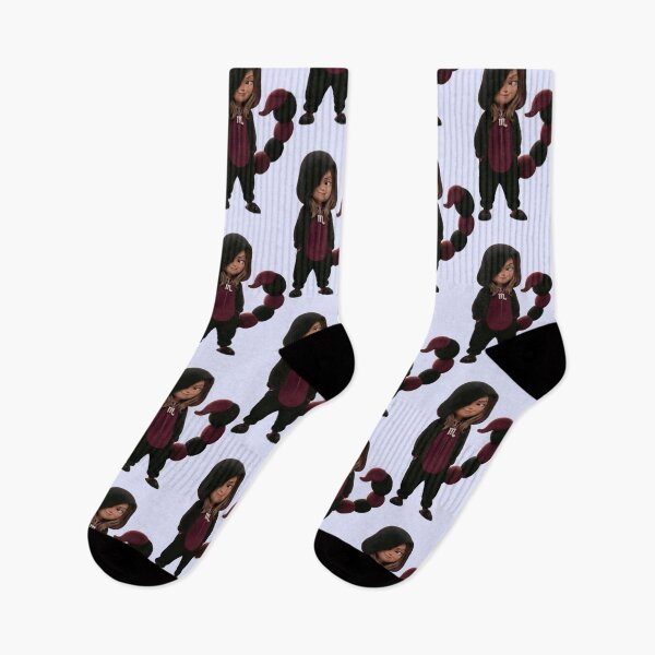 Item preview, Sassy Scorpio Zodiac Girl in Black Scorpion Onesie designed and sold by PixMoody.