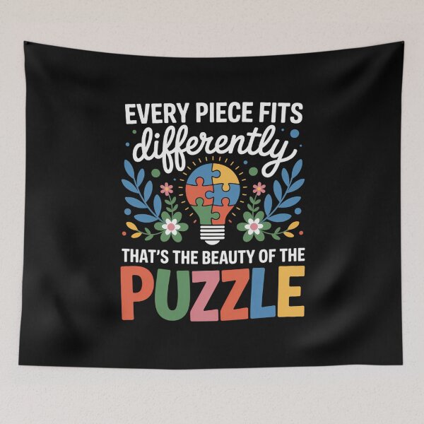 Item preview, Every Piece Fits Differently Autistic Pride Inclusion designed and sold by comptorasunfia.