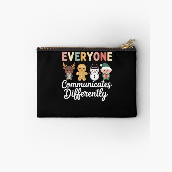 Item preview, Everyone Communicates Differently Autism Awareness Christmas designed and sold by comptorasunfia.