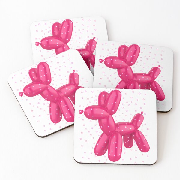 Item preview, Funny pink balloon animal | cartoon dog  designed and sold by hollycooper.