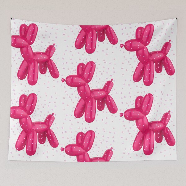 Item preview, Funny pink balloon animal | cartoon dog  designed and sold by hollycooper.
