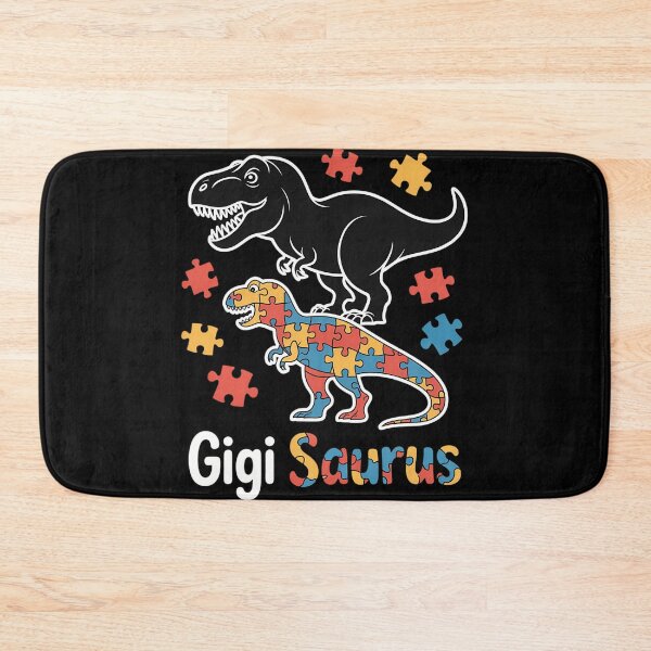 Item preview, Gigi Saurus Autism Awareness Autistic Dinosaur Family designed and sold by comptorasunfia.