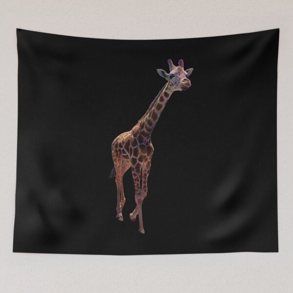 Item preview, Colorful fun giraffe  designed and sold by hollycooper.