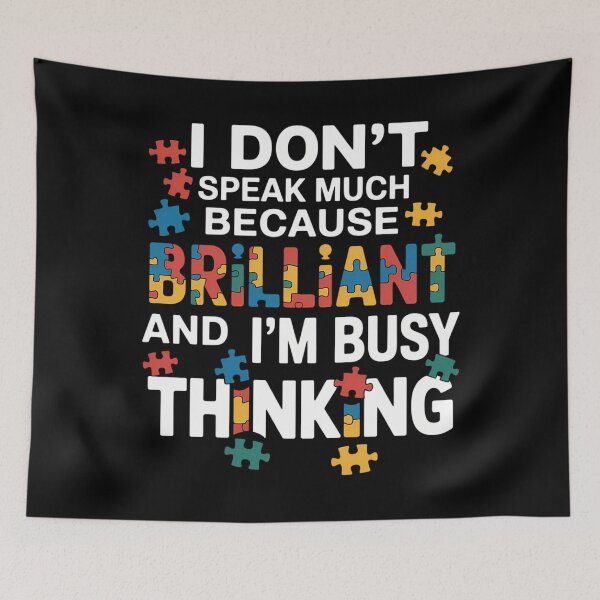 Item preview, I Don_t Speak Much Autistic Autism Awareness designed and sold by sterabamineh.
