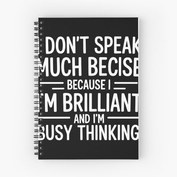 Item preview, I Don_t Speak Much Because I_m Brilliant Autism designed and sold by sterabamineh.