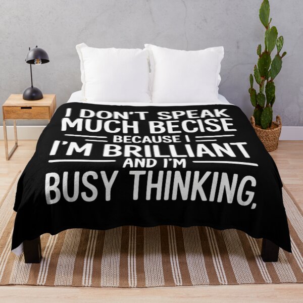 Item preview, I Don_t Speak Much Because I_m Brilliant Autism designed and sold by sterabamineh.