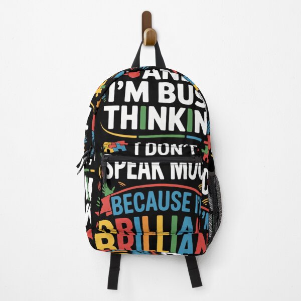 Item preview, I Don_t Speak Much Because I_m Brilliant Autistic designed and sold by sterabamineh.