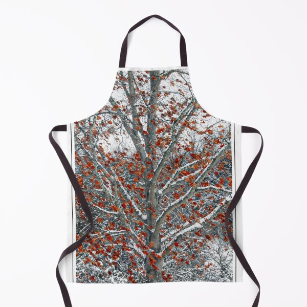 Item preview, Snow sitting on oak tree and leaves designed and sold by Bonnie's Playground.