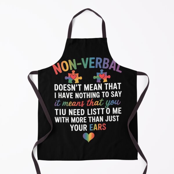 Item preview, I Have NON-VERBAL Puzzle Piece Neon Pastel Autism Awareness designed and sold by sterabamineh.