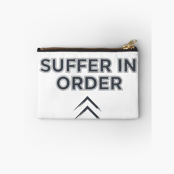 Item preview, Suffer In Order | Stoic Minimal Discipline Typography Art designed and sold by StoicStandards.