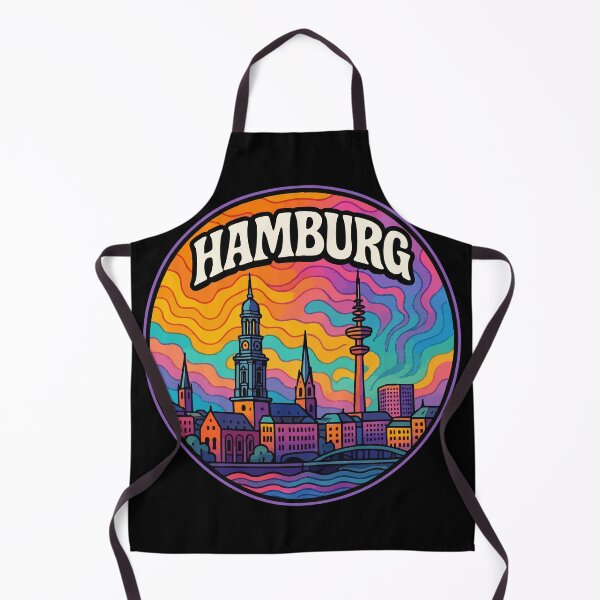 Item preview, Hamburg Germany Europe Trippy designed and sold by TomFrontierArt.
