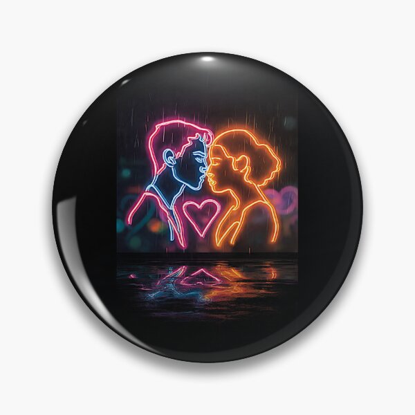 Item preview, Love in Every Stroke neon valentine love #1 designed and sold by Helios Be. Lavsh.