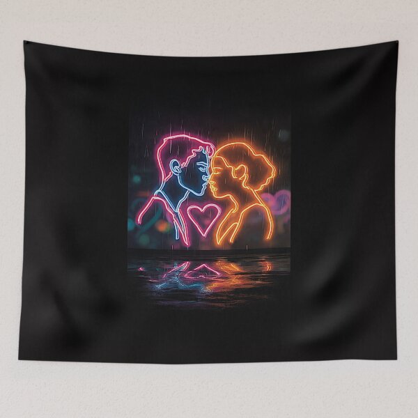 Item preview, Love in Every Stroke neon valentine love #1 designed and sold by Helios Be. Lavsh.