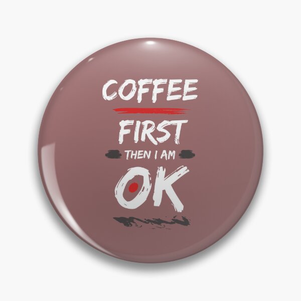 Item preview, Everything Will Be OK After Coffee Typography designed and sold by INOKAD.