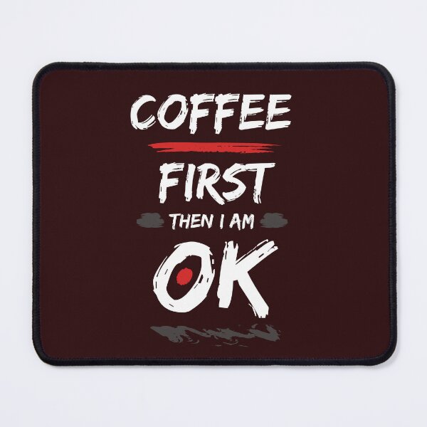 Item preview, Everything Will Be OK After Coffee Typography designed and sold by INOKAD.
