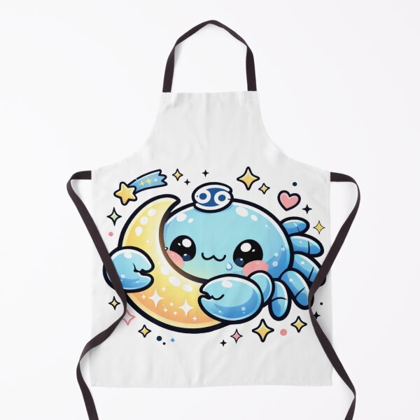 Item preview, Cute Kawaii Cancer Zodiac Moon Crab designed and sold by Silentbow.