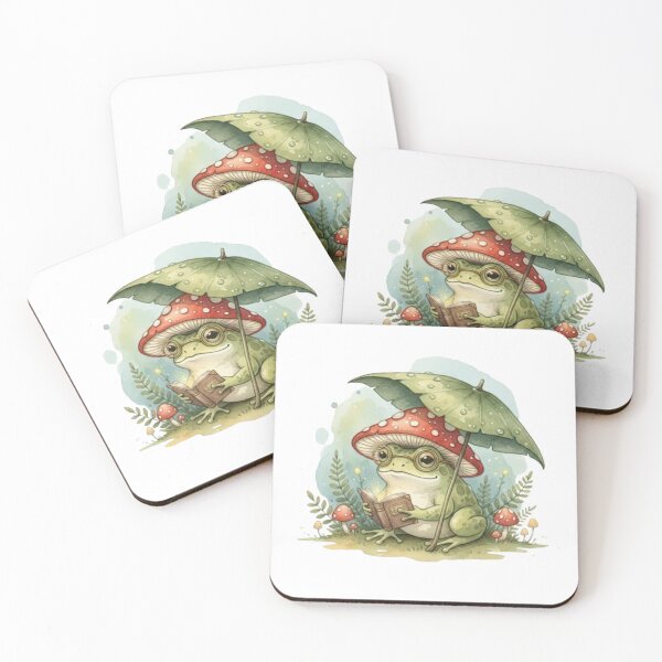 Item preview, Mushroom Frog – Whimsical Forest Reader designed and sold by Dogandesighn.
