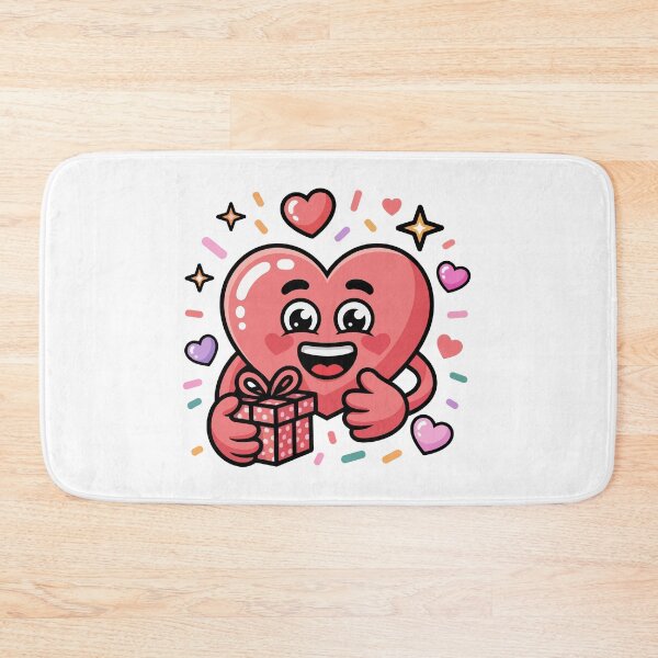 Item preview, Heart Character with Gift designed and sold by jkrphoto.
