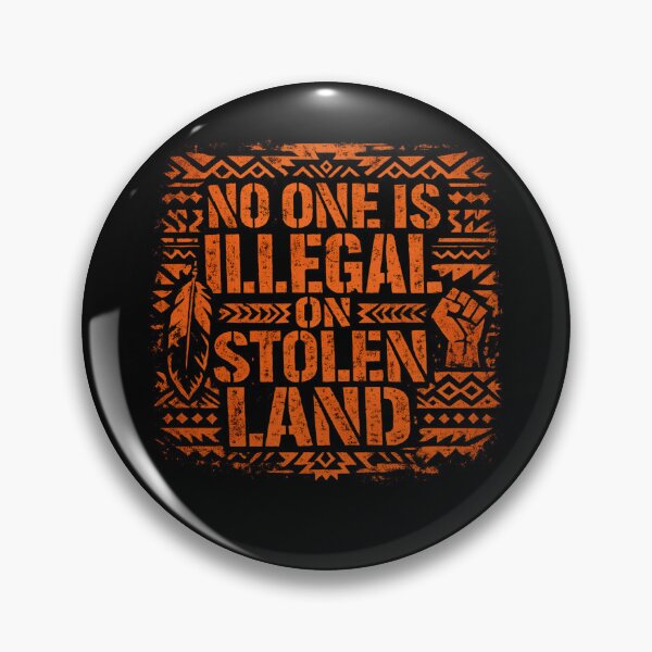Item preview, No one is illegal on stolen land designed and sold by Poliartics.