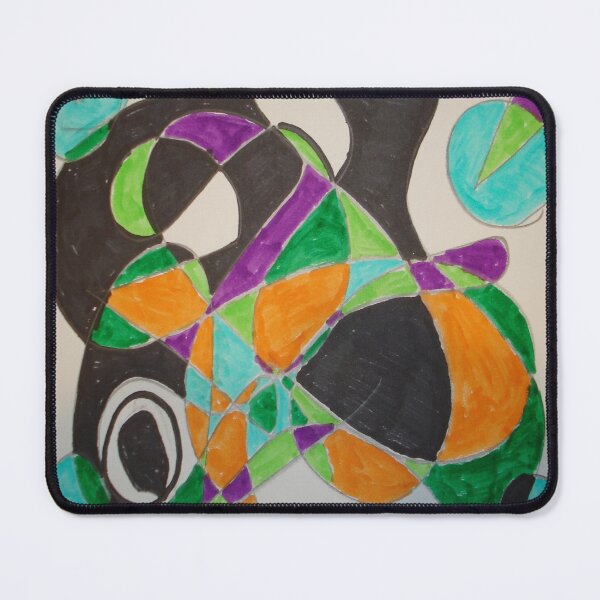 Item preview, abstract lifeform colorful geometric abstract design designed and sold by SmashingDeals.