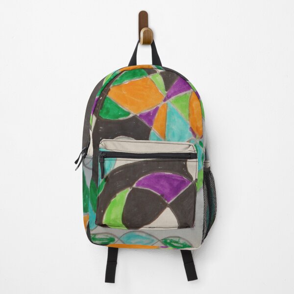 Item preview, abstract lifeform colorful geometric abstract design designed and sold by SmashingDeals.