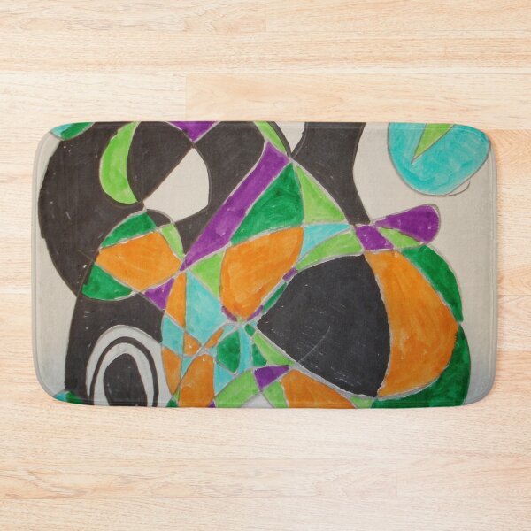 Item preview, abstract lifeform colorful geometric abstract design designed and sold by SmashingDeals.