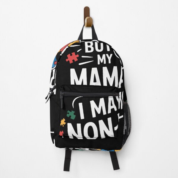 Item preview, I May Be Non Verbal But My Mama Ain_t Remember That Autism designed and sold by tiekanamac.
