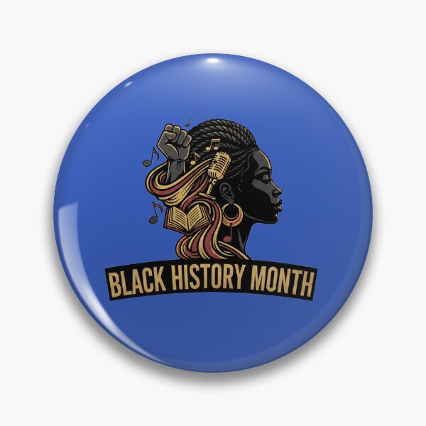 Item preview, Empowered Grace: Black History Month Artistic Portrait designed and sold by InkWeaveShop.