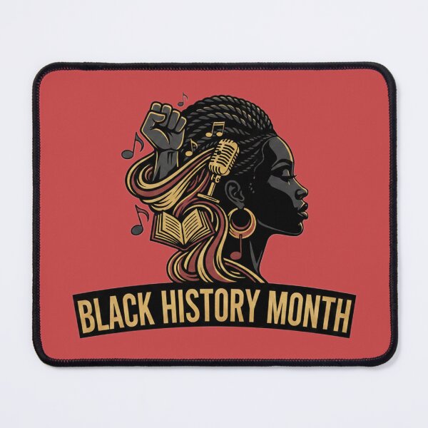 Item preview, Empowered Grace: Black History Month Artistic Portrait designed and sold by InkWeaveShop.